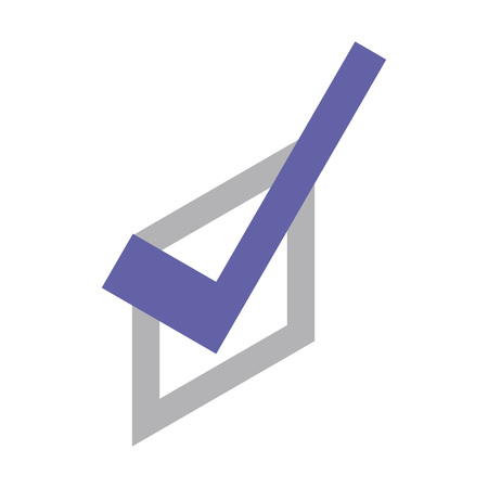 Check note mark icon. Isometric of check note mark vector icon for web design isolated on white backgroundのイラスト素材