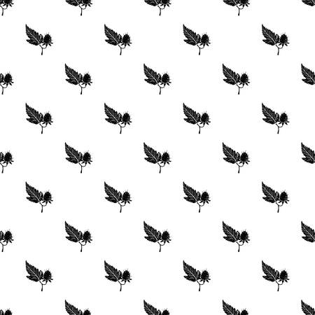 Raspberry pattern vector seamless repeating for any web designのイラスト素材