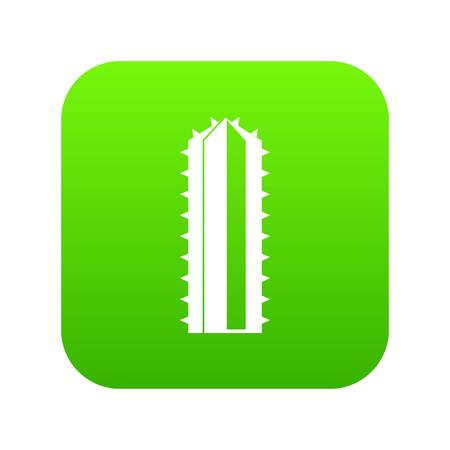 Cactus plant icon digital green for any design isolated on white vector illustrationのイラスト素材