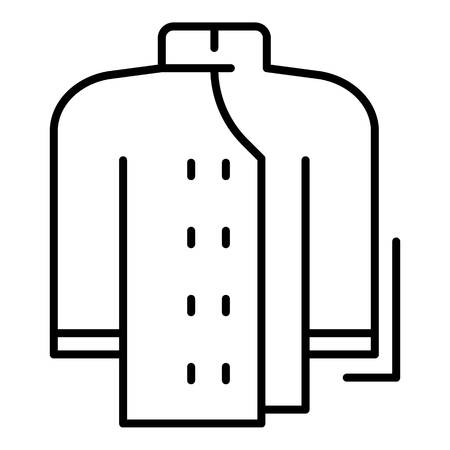Cooker clothes icon. Outline cooker clothes vector icon for web design isolated on white backgroundのイラスト素材
