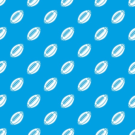 Rugby pattern vector seamless blueのイラスト素材