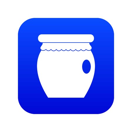 Honey bank icon digital blue for any design isolated on white vector illustrationのイラスト素材