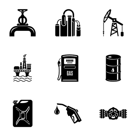 Conduit icons set. Simple set of 9 conduit vector icons for web isolated on white backgroundのイラスト素材