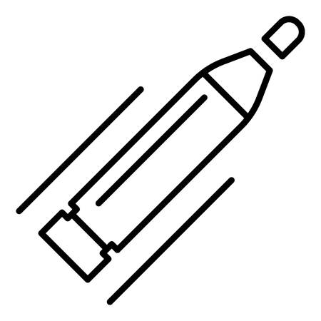 Welder piece icon. Outline welder piece vector icon for web design isolated on white backgroundのイラスト素材