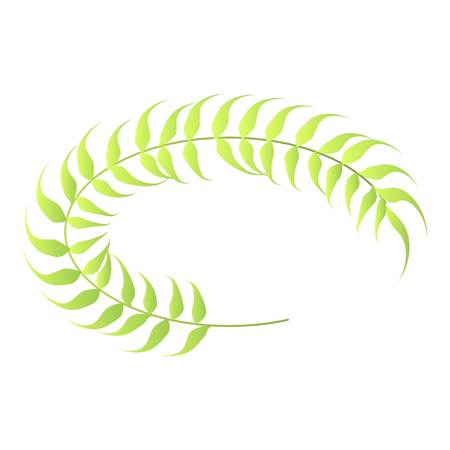 Laurel frame icon. Isometric of laurel frame vector icon for web design isolated on white backgroundのイラスト素材