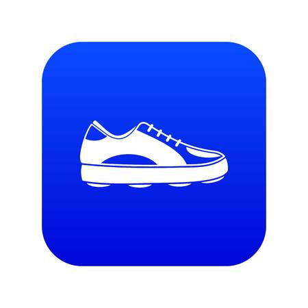 Golf shoe icon digital blue for any design isolated on white vector illustrationのイラスト素材