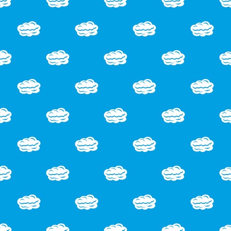Technology cloud pattern vector seamless blue repeat for any useのイラスト素材