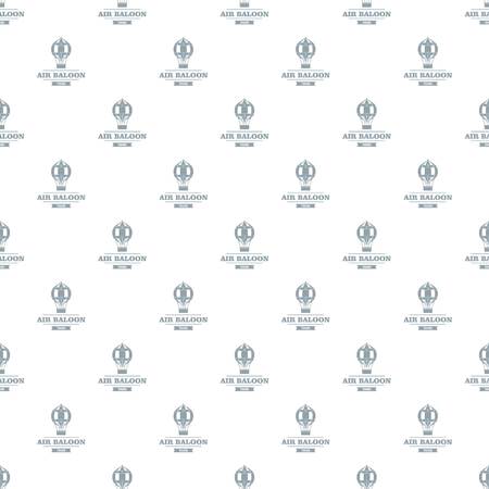 Fly air balloon pattern vector seamlessのイラスト素材
