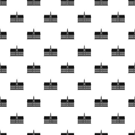 Building pattern vector seamlessのイラスト素材