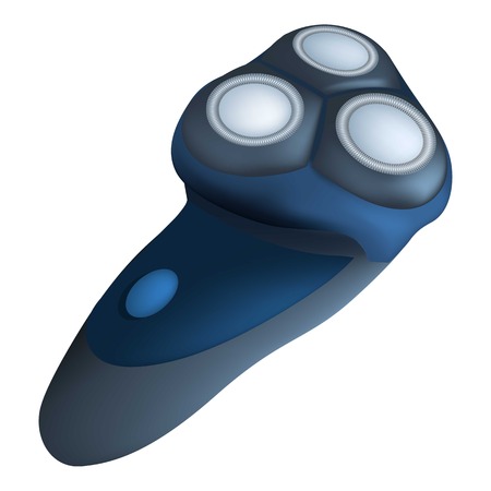 Modern electric shaver icon, realistic styleのイラスト素材