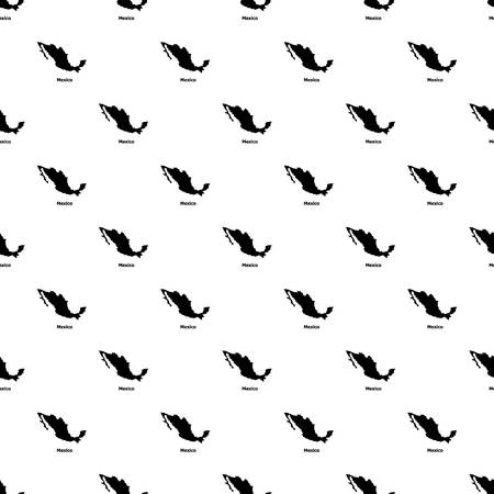 Mexico map icon, simple styleの写真素材