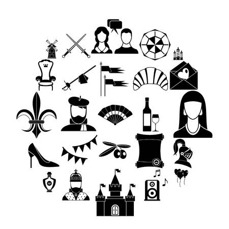 Lovely day icons set. Simple set of 25 lovely day vector icons for web isolated on white backgroundのイラスト素材