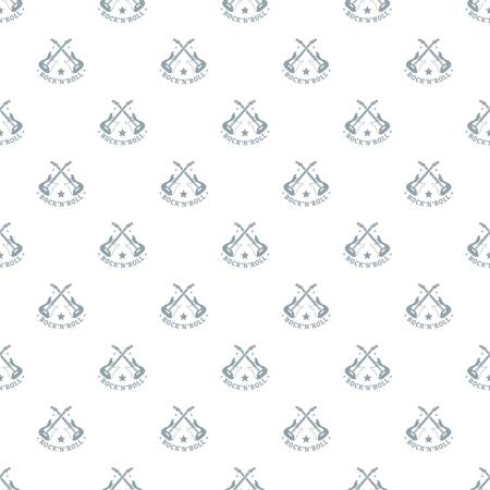 Rock n roll pattern vector seamless repeat for any web designのイラスト素材