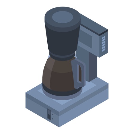 Classic coffee maker icon. Isometric of classic coffee maker vector icon for web design isolated on white backgroundのイラスト素材