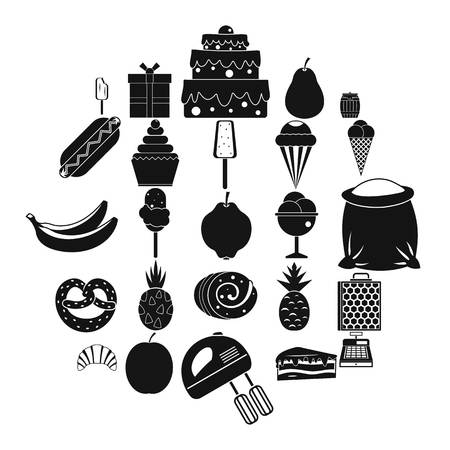 Tucker icons set. Simple set of 25 tucker vector icons for web isolated on white backgroundのイラスト素材