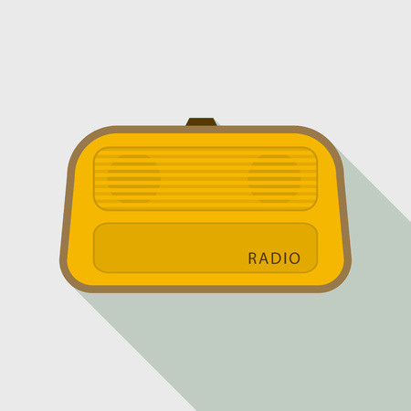 Stereo radio icon. Flat illustration of stereo radio vector icon for web designのイラスト素材