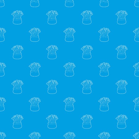 Coral pattern vector seamless blue repeat for any useのイラスト素材