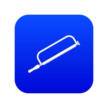 Hacksaw icon digital blue for any design isolated on white vector illustrationのイラスト素材