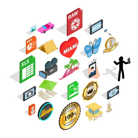 Musician icons set. Isometric set of 25 musician vector icons for web isolated on white backgroundのイラスト素材