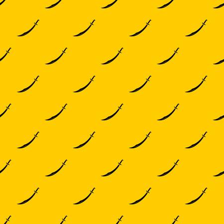 Scimitar sword pattern vectorのイラスト素材