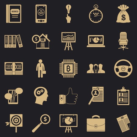 Work week icons set. Simple set of 25 work week vector icons for web for any designのイラスト素材