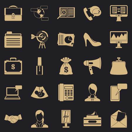 Studio icons set. Simple set of 25 studio vector icons for web for any designのイラスト素材