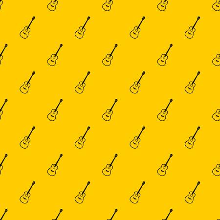 Charango pattern seamless vector repeat geometric yellow for any designのイラスト素材