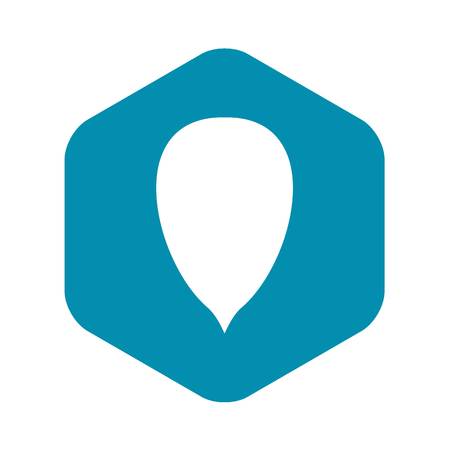 Apricot seed icon in simple style isolated on white background vector illustrationのイラスト素材