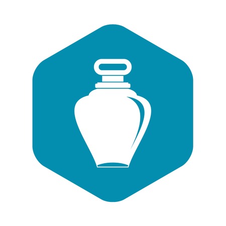 Parfume bottle icon in simple style isolated on white background vector illustrationのイラスト素材