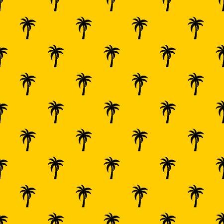 Palm pattern seamless vector repeat geometric yellow for any designのイラスト素材