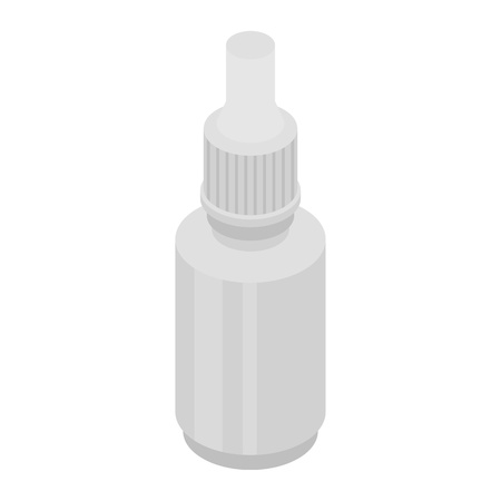 Eye lens dropper icon, isometric styleのイラスト素材