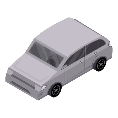 Car icon, isometric styleのイラスト素材