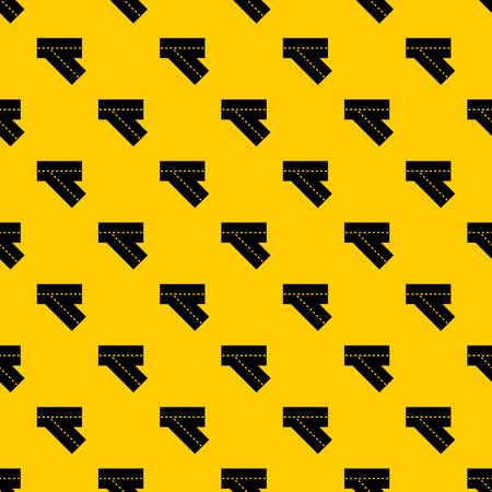 Turn road pattern vectorのイラスト素材