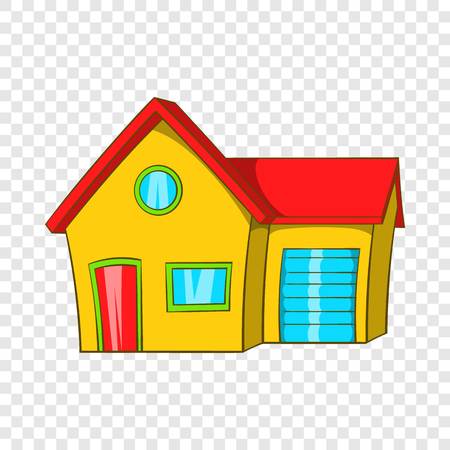 Real estate icon, cartoon styleのイラスト素材