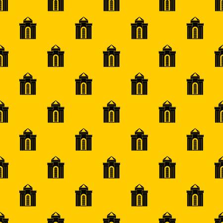 Medieval palace pattern vectorのイラスト素材