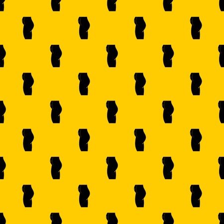 Woman prepared to belly surgery pattern seamless vector repeat geometric yellow for any designのイラスト素材