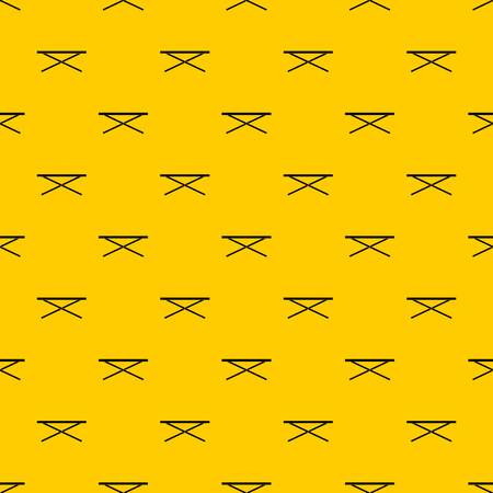 Market counter pattern seamless vector repeat geometric yellow for any designのイラスト素材