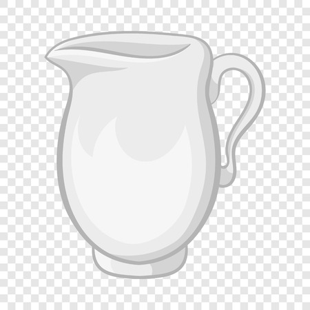 Jug of milk icon, cartoon styleのイラスト素材
