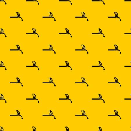 Burning match pattern vectorのイラスト素材