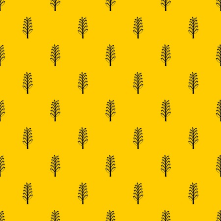 Spica pattern seamless vector repeat geometric yellow for any design