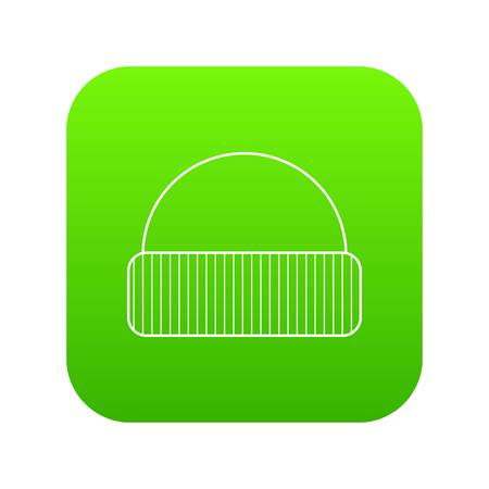 Hat icon. Outline illustration of hat vector icon for webのイラスト素材