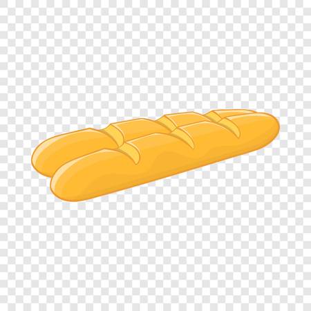 Two French baguettes icon, cartoon styleのイラスト素材