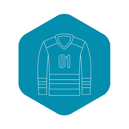 Sport uniform icon, outline styleのイラスト素材