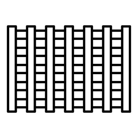 Plastic pool frame icon. Outline plastic pool frame vector icon for web design isolated on white backgroundのイラスト素材