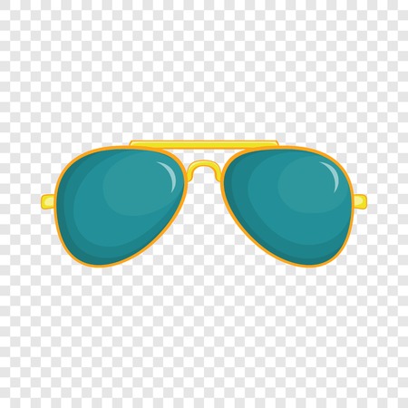 Glasses icon in cartoon style isolated on background for any web designのイラスト素材