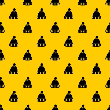 Woolen hat pattern vectorのイラスト素材