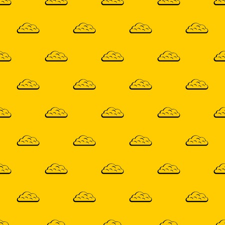 Snow cloud pattern seamless vector repeat geometric yellow for any designのイラスト素材
