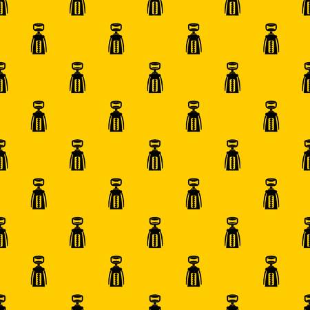 Modern corkscrew pattern seamless vector repeat geometric yellow for any designのイラスト素材