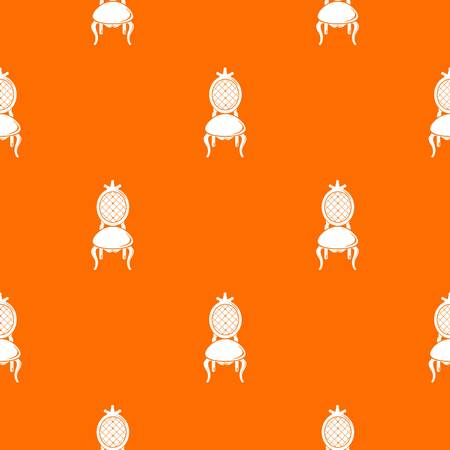 Throne pattern vector orange for any web design bestのイラスト素材