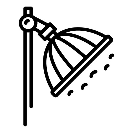 Studio light icon, outline styleのイラスト素材